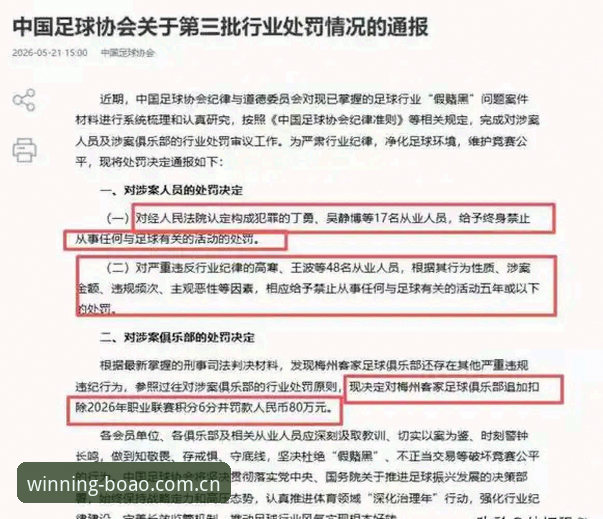 BOAO体育下载 5大禁足令背后17人终身禁赛,博澳体育用户如何看透足球腐败链条?